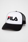 Кепка Fila колір білий з аплікацією (2280195) Кепка Fila колір білий з аплікацією (2280195)