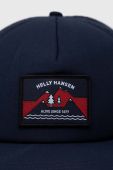 Кепка Helly Hansen колір синій з аплікацією 67155-001