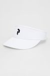 Козирок від сонця Peak Performance колір білий з аплікацією Козирок від сонця Peak Performance колір білий з аплікацією
