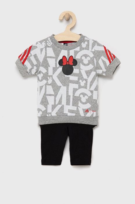 Дитячий комплект adidas Performance Disney HA6599 колір сірий Дитячий комплект adidas Performance Disney HA6599 колір сірий