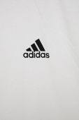 Дитячий бавовняний комплект adidas Performance H65817 колір білий Дитячий бавовняний комплект adidas Performance H65817 колір білий