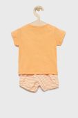 Дитячий бавовняний комплект United Colors of Benetton колір помаранчевий (2332992) Дитячий бавовняний комплект United Colors of Benetton колір помаранчевий (2332992)