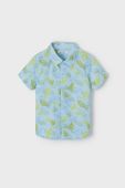 Дитяча бавовняна сорочка Mayoral колір блакитний (2027477)