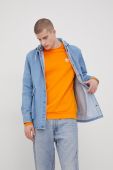 Джинсова куртка Tommy Jeans чоловіча перехідна oversize колір блакитний (2323673) Джинсова куртка Tommy Jeans чоловіча перехідна oversize колір блакитний (2323673)