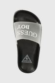 Дитячі шльопанці Guess колір чорний