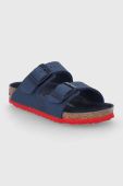 Дитячі шльопанці Birkenstock колір синій Narrow Width Дитячі шльопанці Birkenstock колір синій Narrow Width