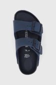 Дитячі шльопанці Birkenstock колір синій Narrow Width Дитячі шльопанці Birkenstock колір синій Narrow Width
