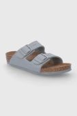Дитячі шльопанці Birkenstock колір сірий (2019727) Дитячі шльопанці Birkenstock колір сірий (2019727)