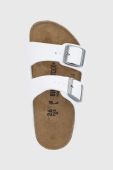 Дитячі шльопанці Birkenstock колір білий Дитячі шльопанці Birkenstock колір білий