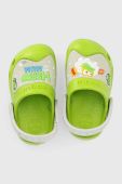 Дитячі шльопанці Coqui колір зелений (2399552) Дитячі шльопанці Coqui колір зелений (2399552)