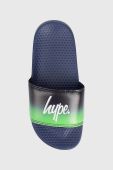 Дитячі шльопанці Hype колір бірюзовий Дитячі шльопанці Hype колір бірюзовий