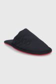 Тапочки Hugo колір чорний (2088813)