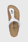 В'єтнамки Birkenstock Gizeh жіночі колір срібний на плоскому ходу Narrow Width 43853.Gizeh-Silver В'єтнамки Birkenstock Gizeh жіночі колір срібний на плоскому ходу Narrow Width 43853.Gizeh-Silver