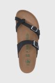 В'єтнамки Birkenstock Mayari жіночі колір чорний на плоскому ходу Narrow Width 1021231-Black В'єтнамки Birkenstock Mayari жіночі колір чорний на плоскому ходу Narrow Width 1021231-Black