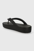 В'єтнамки Crocs жіночі колір чорний на платформі 207714.001-BLACK В'єтнамки Crocs жіночі колір чорний на платформі 207714.001-BLACK