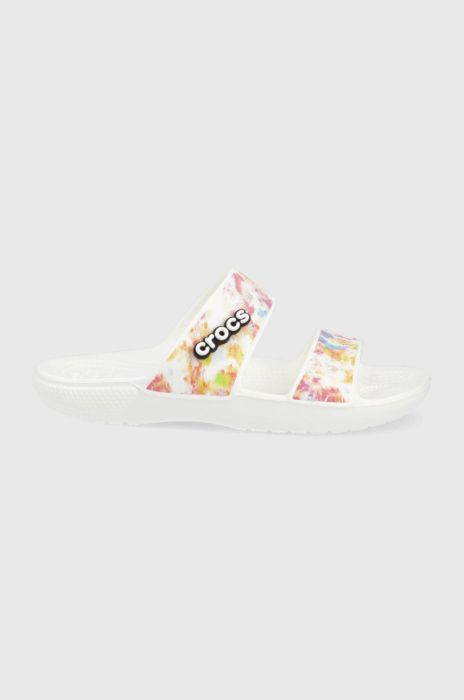 Шльопанці Crocs CLASSIC TIE DYE 207283 жіночі 207283.928-MULTI.WHT колір барвистий
