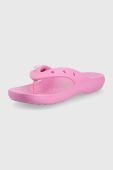 В'єтнамки Crocs CLASSIC 207713 жіночі колір фіолетовий на плоскому ходу 207713.6SW-TAFFY.PINK В'єтнамки Crocs CLASSIC 207713 жіночі колір фіолетовий на плоскому ходу 207713.6SW-TAFFY.PINK
