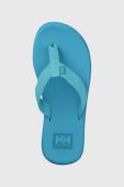 В'єтнамки Helly Hansen жіночі колір бірюзовий на плоскому ходу В'єтнамки Helly Hansen жіночі колір бірюзовий на плоскому ходу