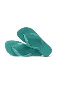 В'єтнамки Havaianas Top жіночі колір зелений на плоскому ходу В'єтнамки Havaianas Top жіночі колір зелений на плоскому ходу