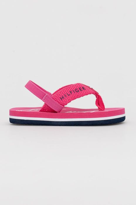 Дитячі сандалі Tommy Hilfiger колір рожевий (2269695)