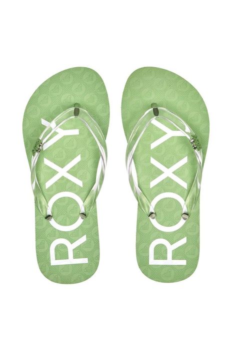 Дитячі в'єтнамки Roxy колір зелений Дитячі в'єтнамки Roxy колір зелений