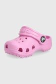 Дитячі шльопанці Crocs колір рожевий (2148111)