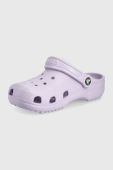Дитячі шльопанці Crocs колір фіолетовий (2148132) Дитячі шльопанці Crocs колір фіолетовий (2148132)