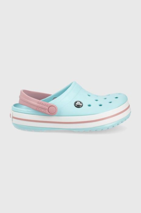 Дитячі шльопанці Crocs колір бірюзовий (2208765) Дитячі шльопанці Crocs колір бірюзовий (2208765)