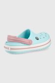 Дитячі шльопанці Crocs колір бірюзовий (2208765) Дитячі шльопанці Crocs колір бірюзовий (2208765)