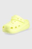 Дитячі шльопанці Crocs колір жовтий (3346293) Дитячі шльопанці Crocs колір жовтий (3346293)