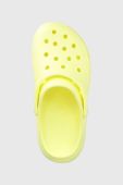 Дитячі шльопанці Crocs колір жовтий (3346293) Дитячі шльопанці Crocs колір жовтий (3346293)