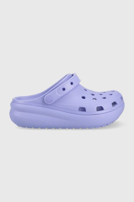 Дитячі шльопанці Crocs колір фіолетовий (3346298)