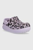 Дитячі шльопанці Crocs колір фіолетовий (2529547) Дитячі шльопанці Crocs колір фіолетовий (2529547)