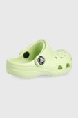 Дитячі шльопанці Crocs колір зелений (2148200)