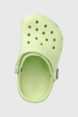 Дитячі шльопанці Crocs колір зелений (2148200)