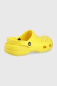 Шльопанці Crocs колір жовтий Шльопанці Crocs колір жовтий