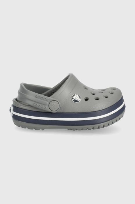 Дитячі шльопанці Crocs колір сірий (2125901) Дитячі шльопанці Crocs колір сірий (2125901)