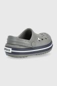 Дитячі шльопанці Crocs колір сірий (2125901) Дитячі шльопанці Crocs колір сірий (2125901)