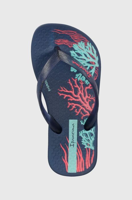 Дитячі в'єтнамки Ipanema Anat Glossy колір синій Дитячі в'єтнамки Ipanema Anat Glossy колір синій