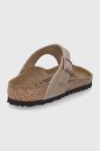 Замшеві в'єтнамки Birkenstock Gizeh колір коричневий 943811-oil.tab.br