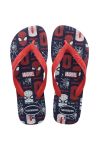 В'єтнамки Havaianas Top Marvel Logomania колір червоний В'єтнамки Havaianas Top Marvel Logomania колір червоний