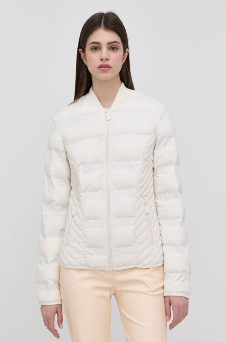 Куртка Guess жіноча колір бежевий перехідна (2024843) Куртка Guess жіноча колір бежевий перехідна (2024843)