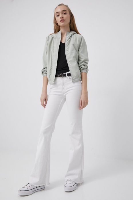 Куртка JDY жіноча колір зелений перехідна (2125980) Куртка JDY жіноча колір зелений перехідна (2125980)