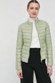 Двостороння пухова куртка Patrizia Pepe жіноча колір зелений перехідна (2862064) Двостороння пухова куртка Patrizia Pepe жіноча колір зелений перехідна (2862064)