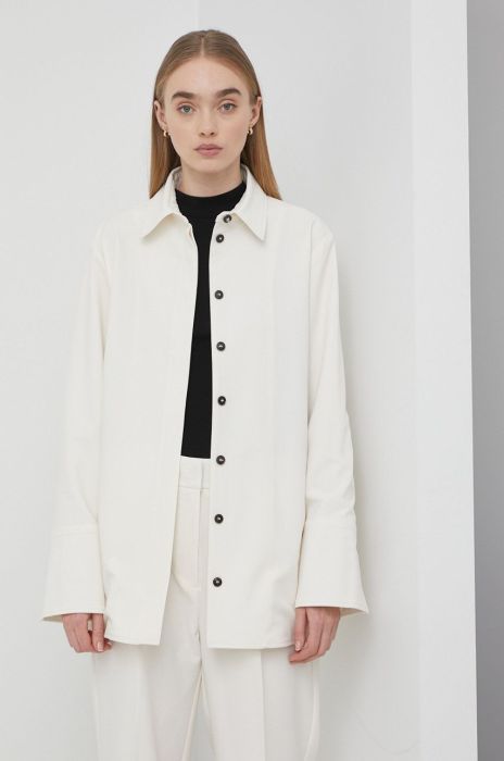 Куртка Herskind жіноча колір бежевий перехідна Куртка Herskind жіноча колір бежевий перехідна