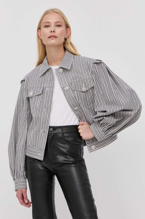 Куртка Custommade жіноча колір бежевий перехідна (2174415) Куртка Custommade жіноча колір бежевий перехідна (2174415)