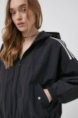 Куртка adidas Originals Adicolor HC2022 жіноча колір чорний перехідна HC2022-BLACK Куртка adidas Originals Adicolor HC2022 жіноча колір чорний перехідна HC2022-BLACK
