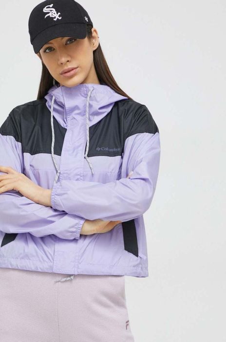 Куртка outdoor Columbia Flash Challenger колір фіолетовий 1989511-010 (3016704) Куртка outdoor Columbia Flash Challenger колір фіолетовий 1989511-010 (3016704)