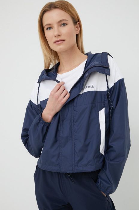 Куртка outdoor Columbia Flash Challenger колір синій 1989511-010 Куртка outdoor Columbia Flash Challenger колір синій 1989511-010