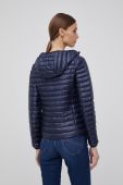 Пухова куртка Hetrego жіноча колір синій перехідна Пухова куртка Hetrego жіноча колір синій перехідна
